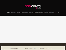 Tablet Screenshot of parkcentralhotel.co.uk